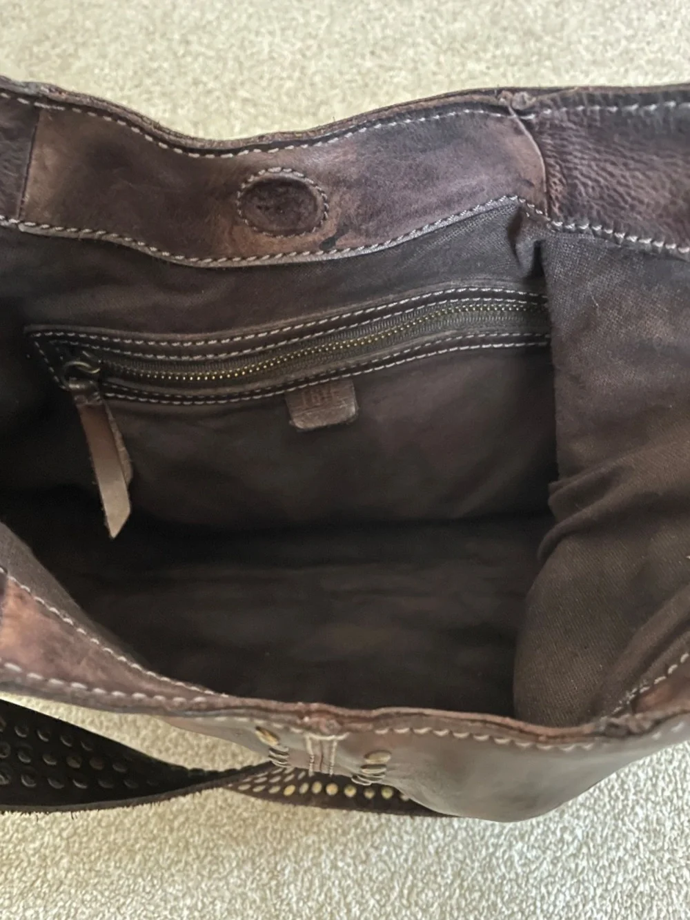 Frye Samantha Studded Hobo - Picture 9 of 16